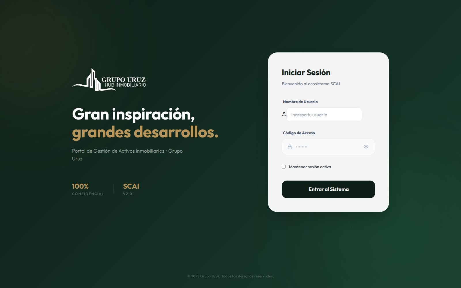 Grupo Uruz — CRM inmobiliario