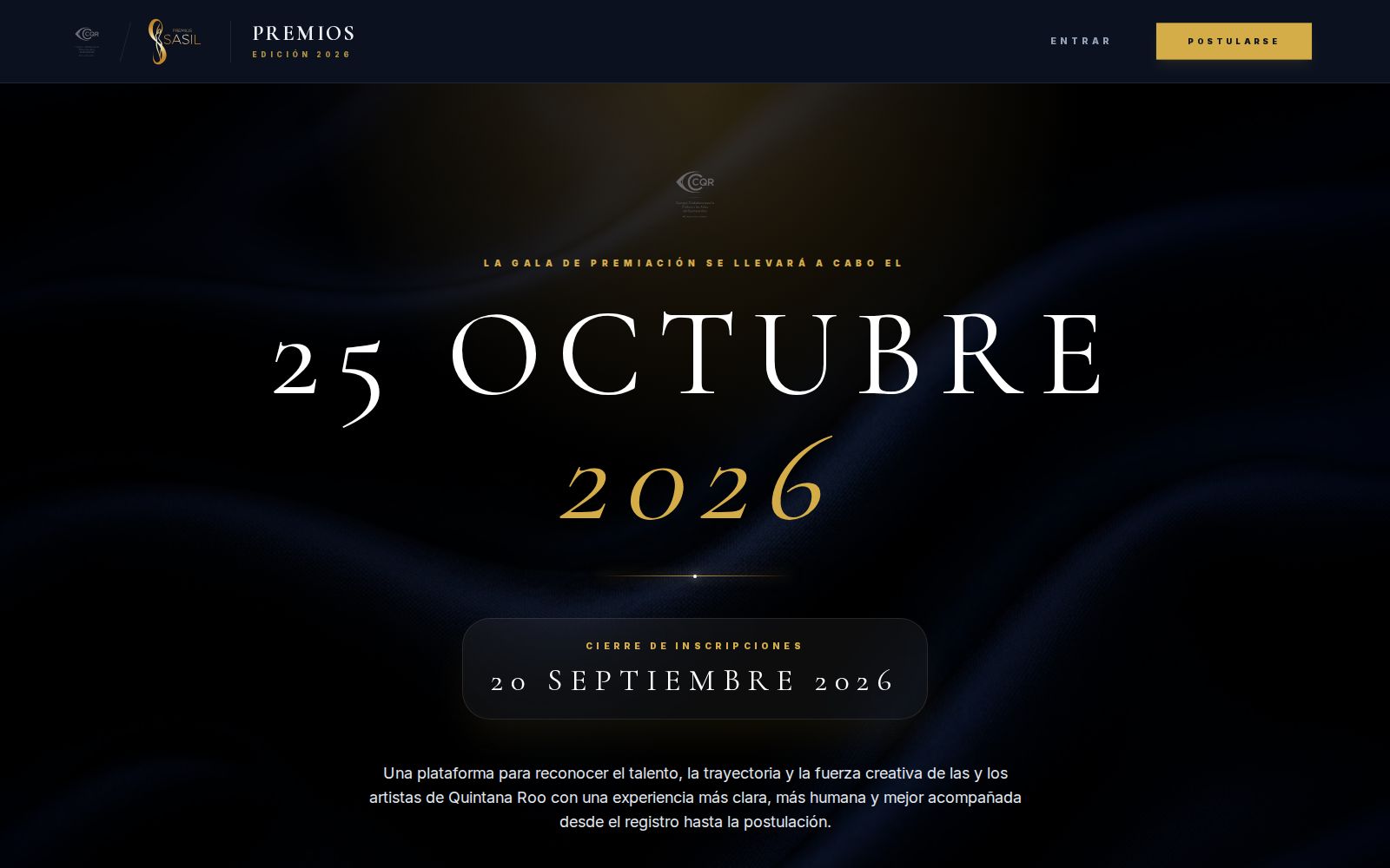 Premios Sasil — Evento · Edición 2026