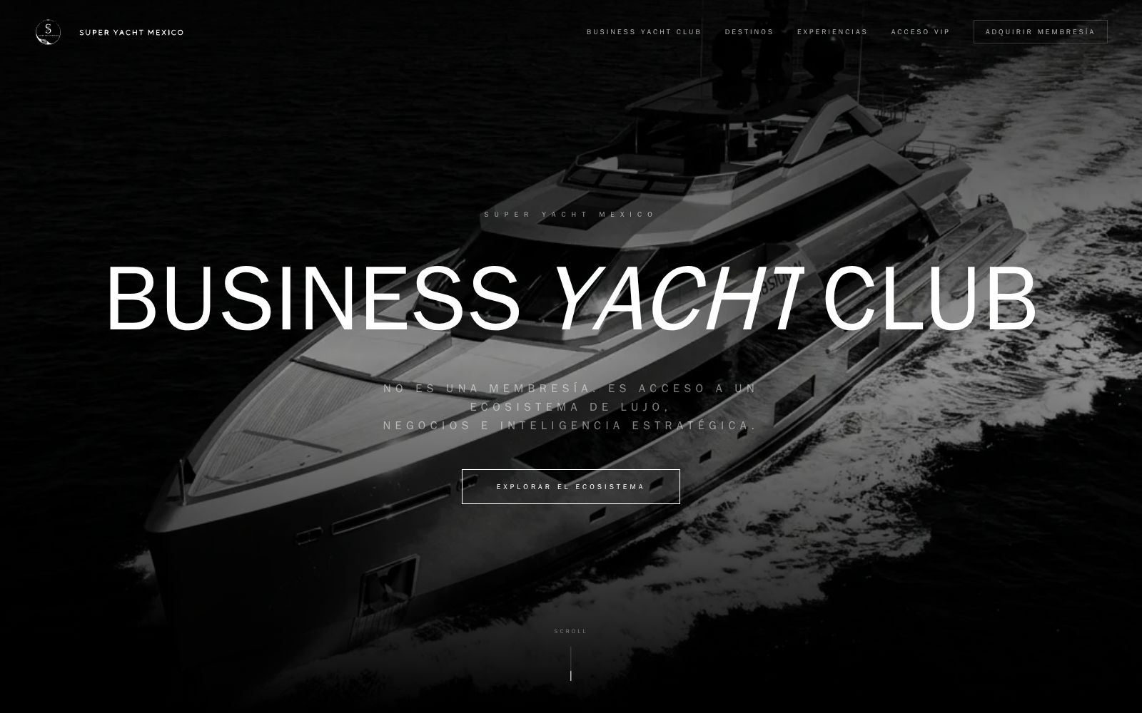Super Yacht Mexico — Membresía premium
